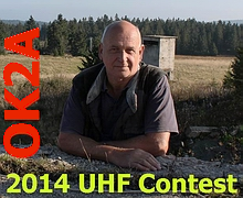 Ivan OK1DAQ bhem UHF Contestu 2014