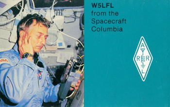 Owen Garriott, W5LFL Space Shuttle "Columbia"